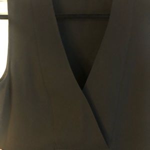 Theory Sleeveless Black Silk Blouse - M